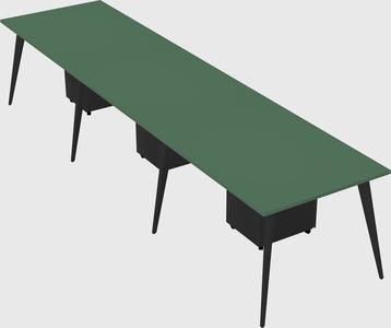 Modern rectangular office desk