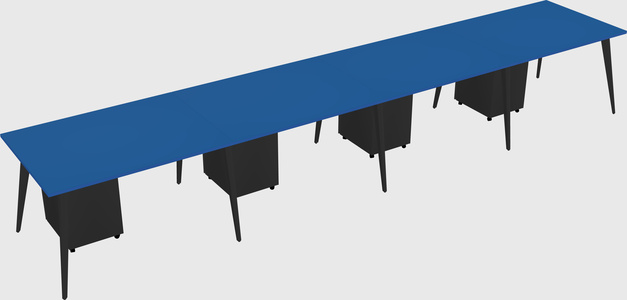 Modern rectangular office desk