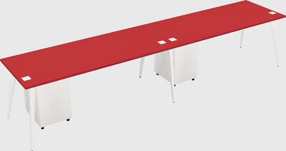 Modern rectangular office desk