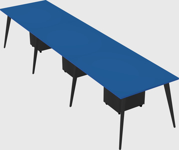 Modern rectangular office desk