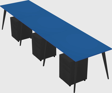 Modern rectangular office desk