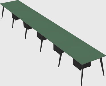 Modern rectangular office desk