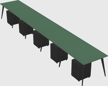 Modern rectangular office desk