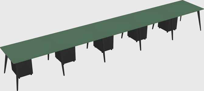 Modern rectangular office desk