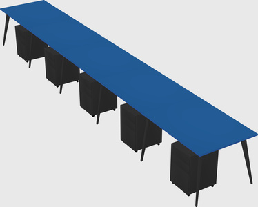 Modern rectangular office desk