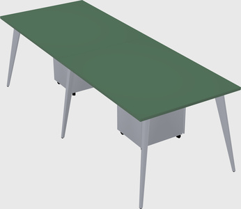 Modern rectangular office desk
