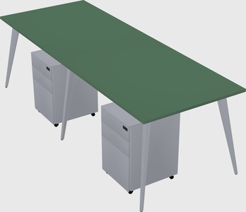 Modern rectangular office desk