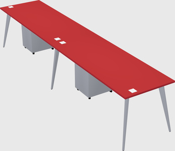 Modern rectangular office desk