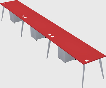 Modern rectangular office desk