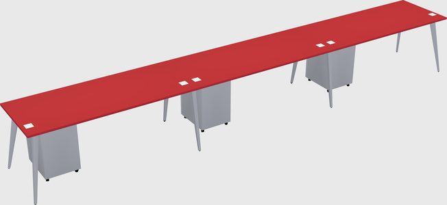 Modern rectangular office desk