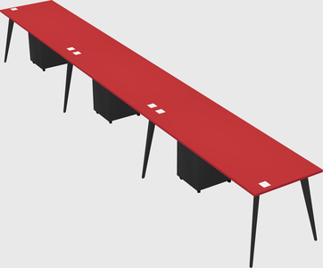 Modern rectangular office desk