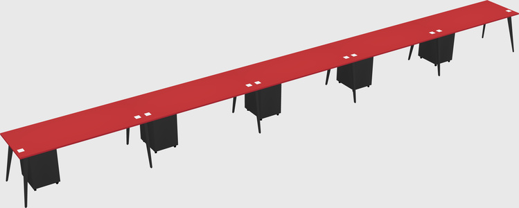 Modern rectangular office desk