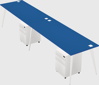 Modern rectangular office desk