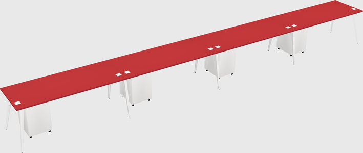 Modern rectangular office desk