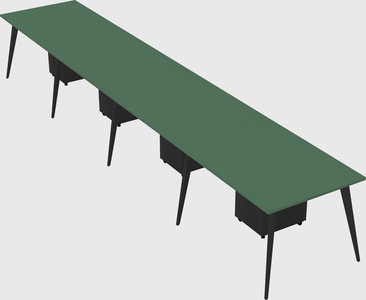 Modern rectangular office desk