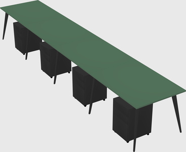 Modern rectangular office desk