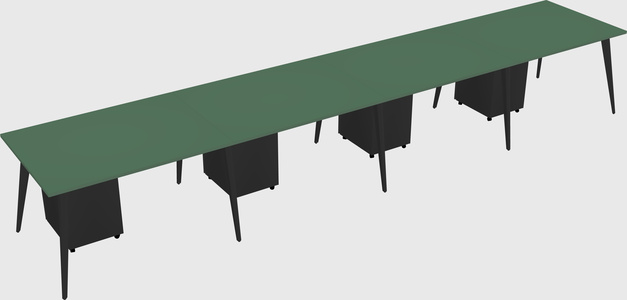 Modern rectangular office desk