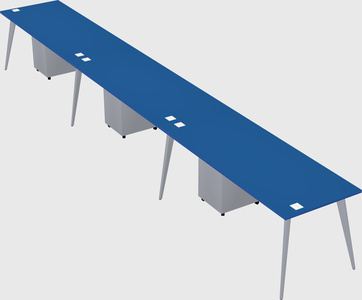 Modern rectangular office desk