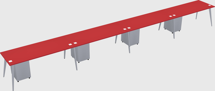 Modern rectangular office desk