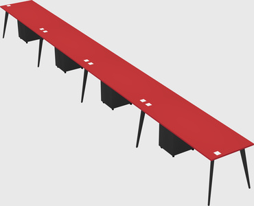 Modern rectangular office desk