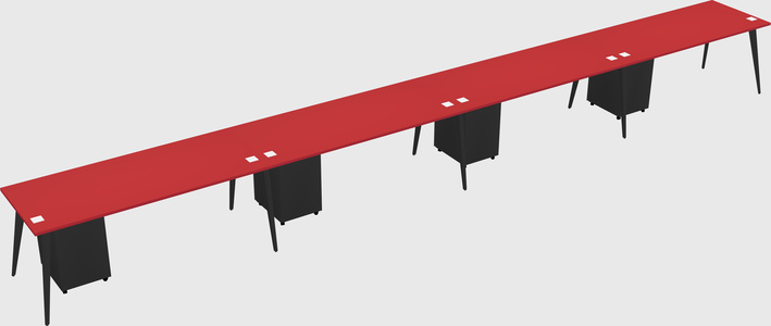 Modern rectangular office desk