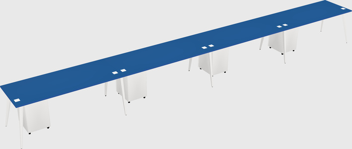 Modern rectangular office desk