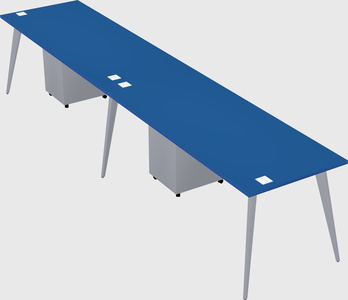 Modern rectangular office desk