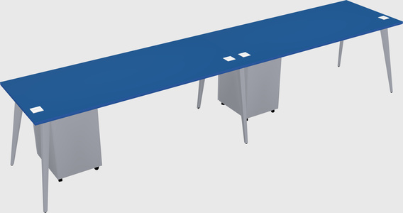 Modern rectangular office desk