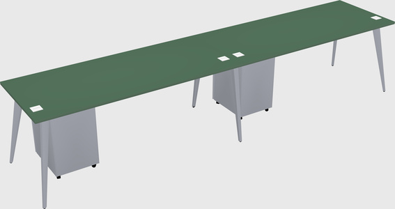 Modern rectangular office desk