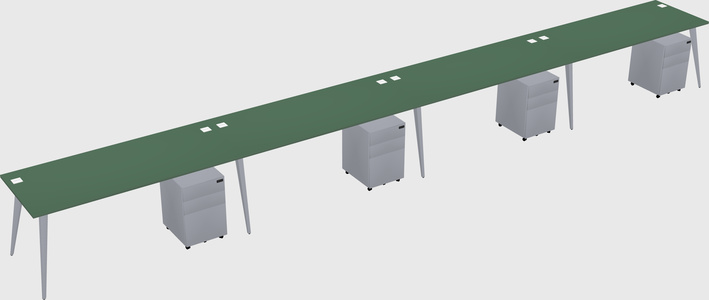 Modern Rectangular Office Desk