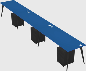 Modern rectangular office desk
