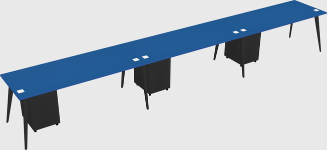 Modern rectangular office desk
