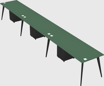 Modern rectangular office desk