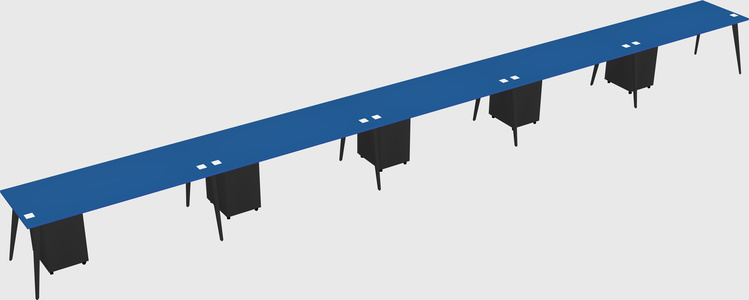 Modern rectangular office desk