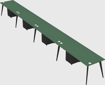 Modern rectangular office desk