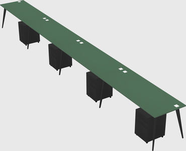 Modern rectangular office desk