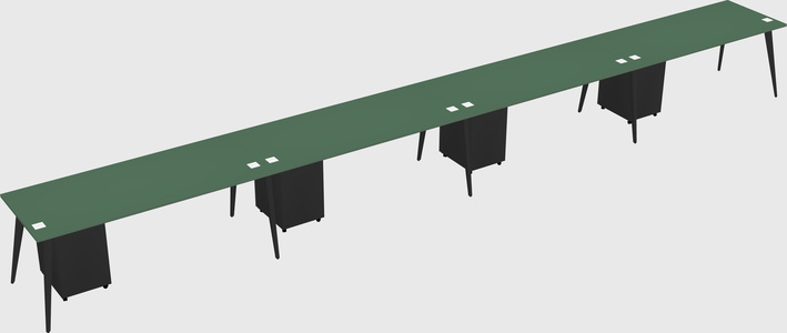 Modern rectangular office desk