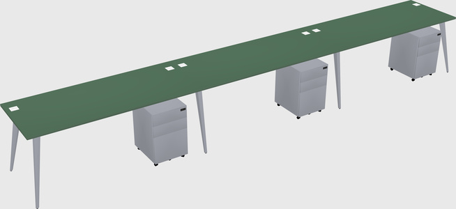 Modern Rectangular Office Desk