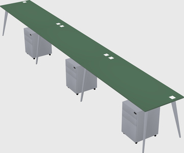 Modern rectangular office desk