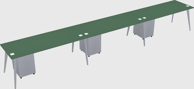 Modern rectangular office desk