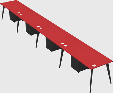 Modern rectangular office desk