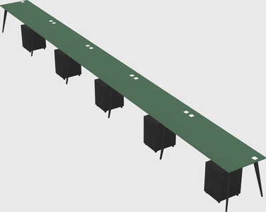 Modern rectangular office desk