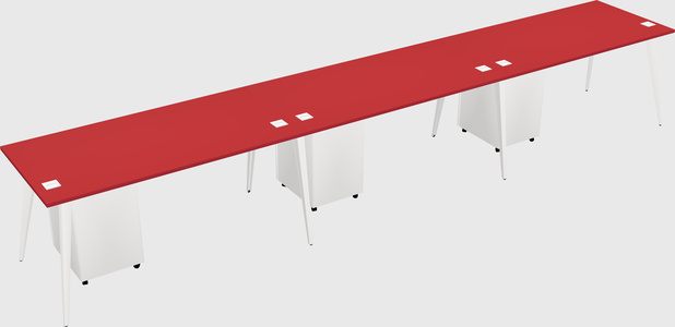 Modern rectangular office desk