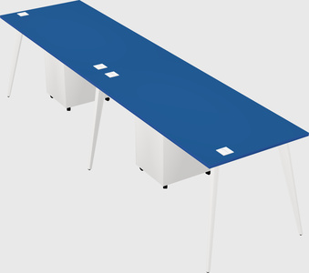 Modern rectangular office desk
