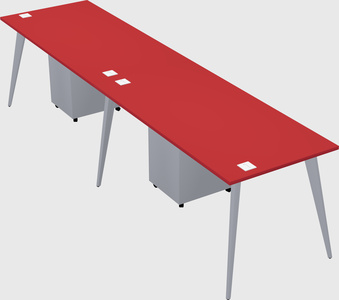 Modern rectangular office desk