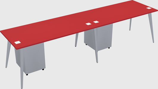 Modern rectangular office desk