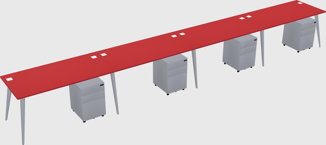 Modern Rectangular Office Desk