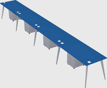 Modern rectangular office desk