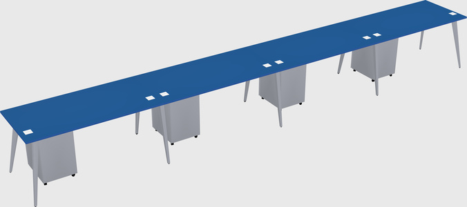 Modern rectangular office desk