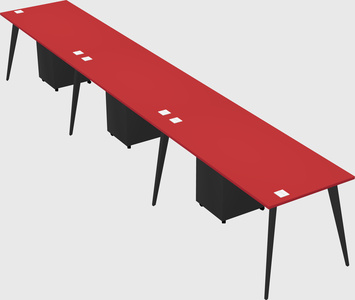 Modern rectangular office desk